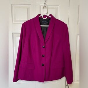 Evan Picone Women's Fuchsia Blazer